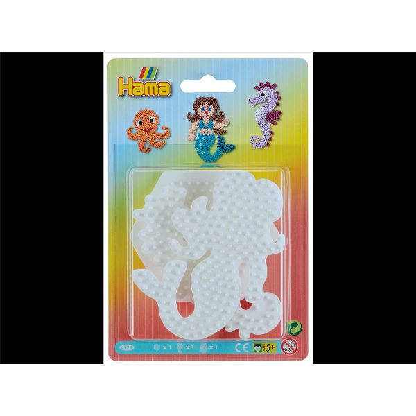 Hama Midi Stiftplatten Set kleiner Blister - Meeresbewohner