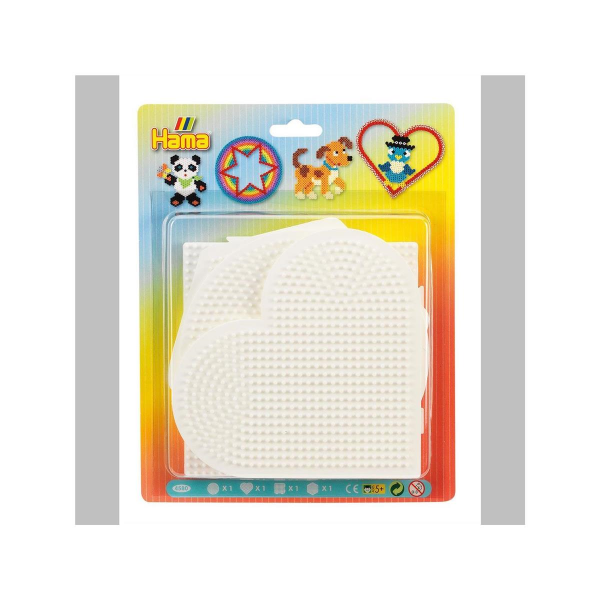Große Stiftplatten 4er Set für Midi Bügelperlen 5 mm