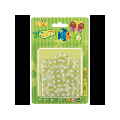 Hama Maxi Stiftplatten Set - Quadrat&Schmetterling