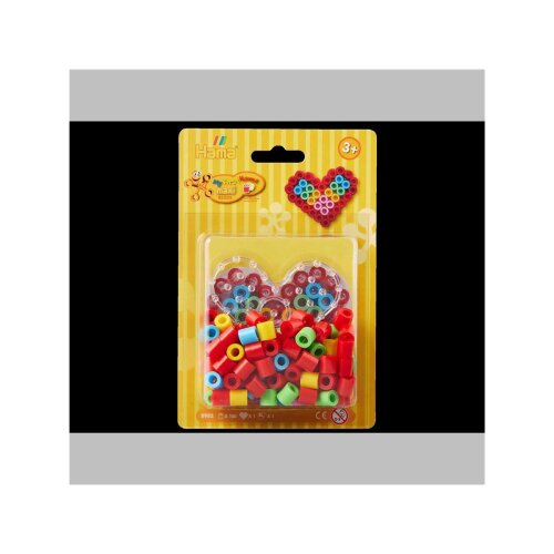 Hama Maxi Set - Stiftplatte Herz&Perlen