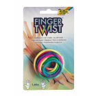 folia FINGER TWIST® (Fadenspiel) 160 cm Regenbogen-Optik-10 stück