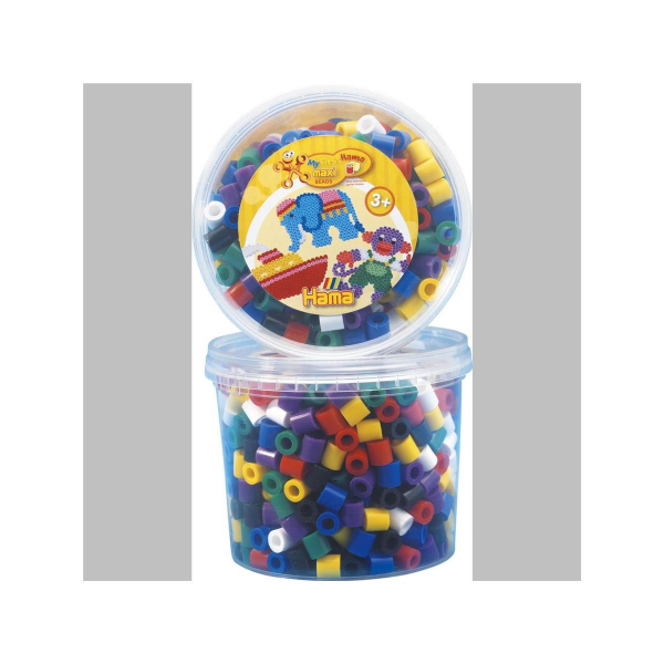 Hama 600 Maxi Bügelperlen Dose 00 Mischung
