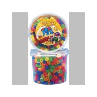 Hama 600 Maxi Bügelperlen Dose 51 Neon Mischung