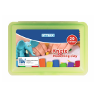 10 X Stylex 20 Stangen Knete - Kunststoffbox