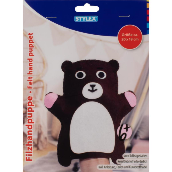 Stylex Filz Handpuppen - Bär
