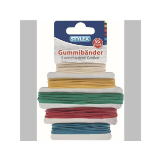 5 X  Bunte Gummibänder 95 Stück, 5...