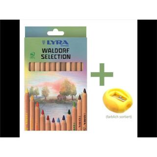 LYRA 12 Super FERBY Farbstifte natur Waldorf Selection