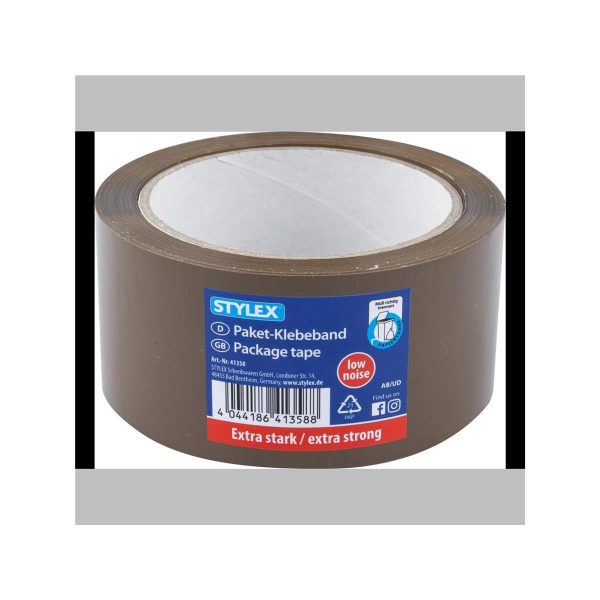 Stylex Paketklebeband braun extra stark und leise