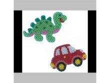 Hama Maxi Stiftplatten Set - Dino und Auto