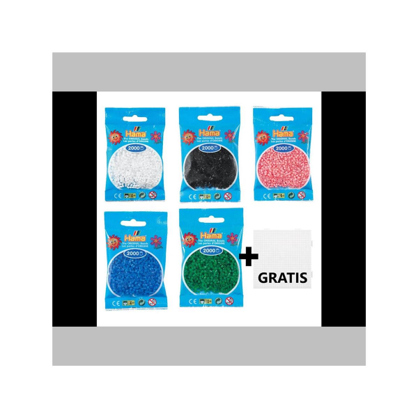 Hama Mini Bügelperlen Set Weihnachten mit gratis Steckplatte