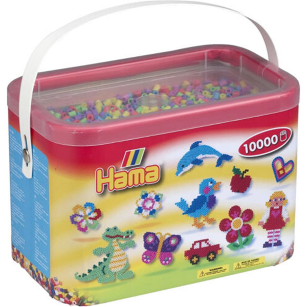 Hama 10000 Midi Bügelperlen Eimer Pastell Mischung Steckperlen 202-50