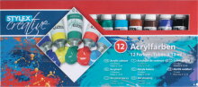 Stylex Acrylfarbe 12 ml - 12er Pack