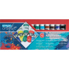 Stylex Acrylfarbe 12 ml - 12er Pack