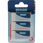 Stylex Radiergummis  für Blei- und Buntstifte 3...