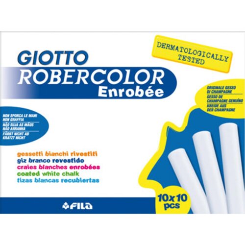 Lyra Giotto Enrobèe Wandtafelkreiden Set - Weiß - 100 Stück