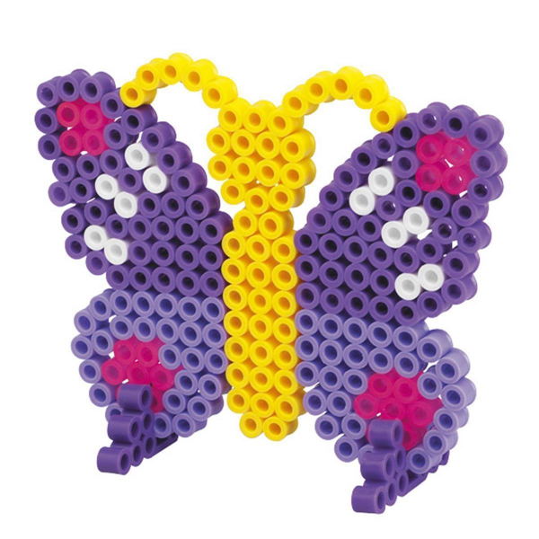 Hama Maxi Perlen (8218-8203) - Stiftplatte 8218 Schmetterling und 8203 Ente