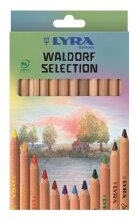 LYRA 12 Super FERBY Farbstifte Waldorf Selection Natur Buntstifte UND Spitzer