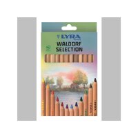 LYRA 12 Super FERBY Farbstifte Waldorf Selection Natur Buntstifte UND Spitzer