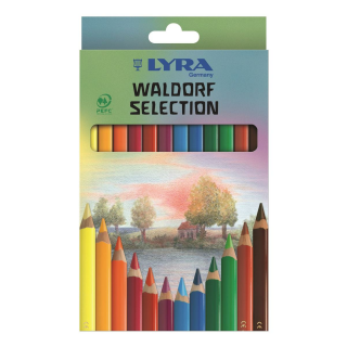 10 X LYRA 12 Super FERBY Farbstifte lackiert Waldorf Selection