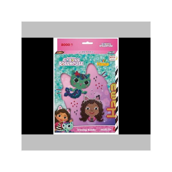Hama 2.000 Midi Bügelperlenset klein - Gabbys Dollhouse