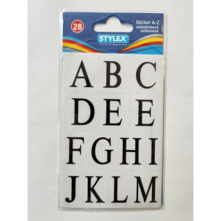 Stylex Sticker A-Z selbstklebend 28 Stück - Ausverkauf