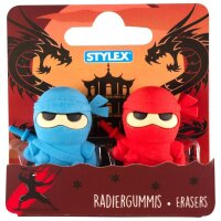 3 X Stylex Radiergummi-Set NINJA