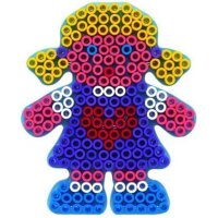 Hama Maxi Perlen - Stiftplatte 8207 Mädchen und 8218 Schmetterling