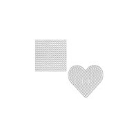 Hama Maxi Stiftplatten Set - Herz & Quadrat