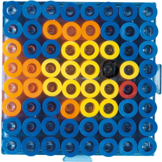 4 X Hama Stiftplatte für Maxi Bügelperlen - Kleines Quadrat-10 mm