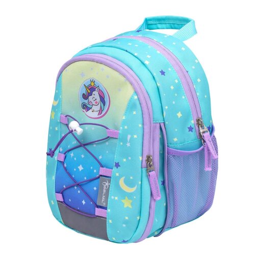 Belmil Mini Kiddy Kindergartenrucksack "Cute Unicorn" für 1-3 Jährige Kinder mit Brustgurt