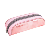 Belmil Compact ergonomisches Schulranzen-Set 4-teilig "Ballerina Black Pink" mit Brustgurt, Magnetverschluss
