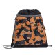 Belmil Motion ergonomisches Schulranzen Set 5-teilig "Orange Camouflage" aus recyceltem Material mit Brustgurt, Hüftgurt, Magnetverschluss, Patch Set 6 Stück