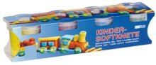 Becks Plastilin Kinder Softknete - 4 Farben 600 g