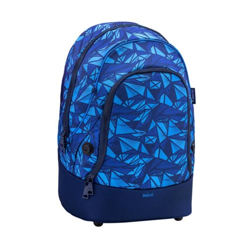 Belmil 2-IN-1 Schultasche & Gürteltasche 2-teilig "Glacier Blue"