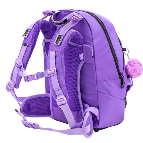 Belmil 2-IN-1 Schultasche & Gürteltasche 2-teilig "Tulip Purple"