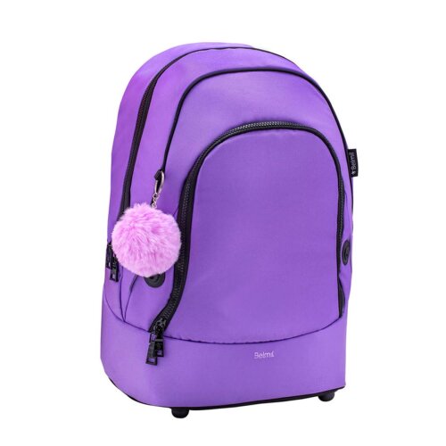 Belmil 2-IN-1 Schultasche & Gürteltasche 2-teilig "Tulip Purple"