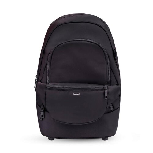 Belmil 2-IN-1 Schultasche & Gürteltasche 2-teilig "Black"