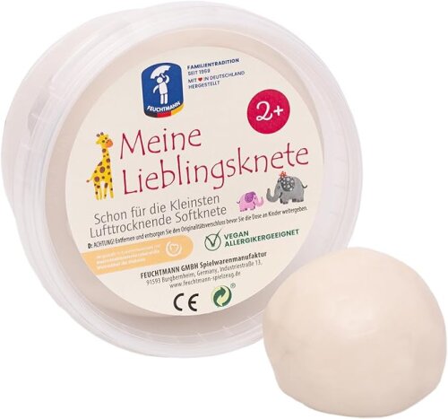 Feuchtmann meine Lieblingsknete 500g Dosen-Weiß