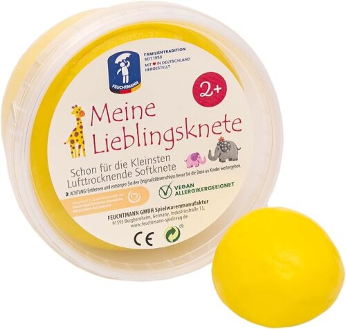 Feuchtmann meine Lieblingsknete 500g Dosen-Gelb