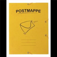 10 X Stylex Postmappe DIN A4 gelb