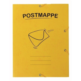 10 X Stylex Postmappe DIN A4 gelb