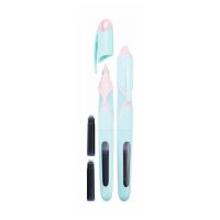 Stylex Füllhalter für Anfänger inkl. 2 Tinten-Patronen, Blau
