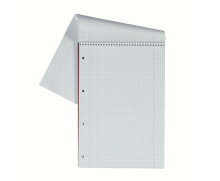 10 X  Stylex Collegeblock DIN A4 Liniert - 80 Blatt -...