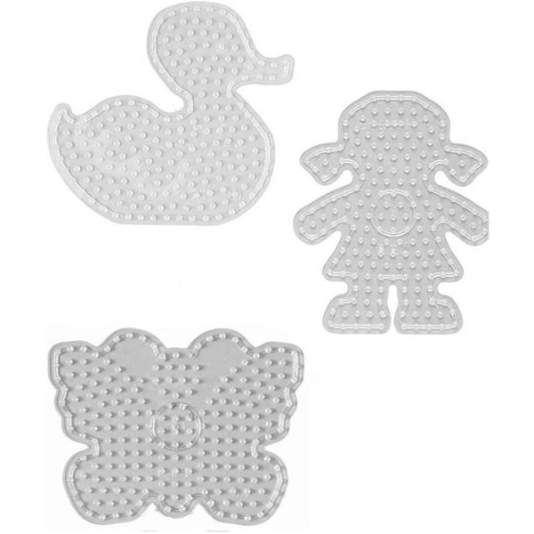 Hama Maxi Stiftplatten Set - Schmetterling & Mädchen & Ente