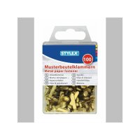 Stylex Musterbeutelklammern 100er Schachtel