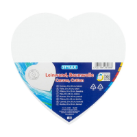 Stylex Leinwand auf Keilrahmen, Herzform 20 x 20 cm