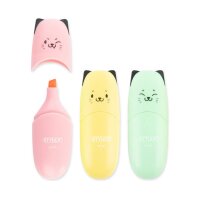 Stylex Mini-Textmarker, 2 Stück, Katzendesign