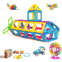 Magnetische Bausteine  für Kinder - 95 Teile Magnetsteine