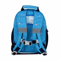 Belmil Mini Kiddy Kindergartenrucksack "Little Star Dolphine" für 1-3 Jährige Kinder mit Brustgurt