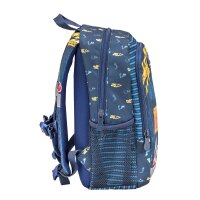 Belmil Kiddy Plus Kindergartenrucksack "Heavy Machinery" für 3-6 Jährige Kinder mit Brustgurt